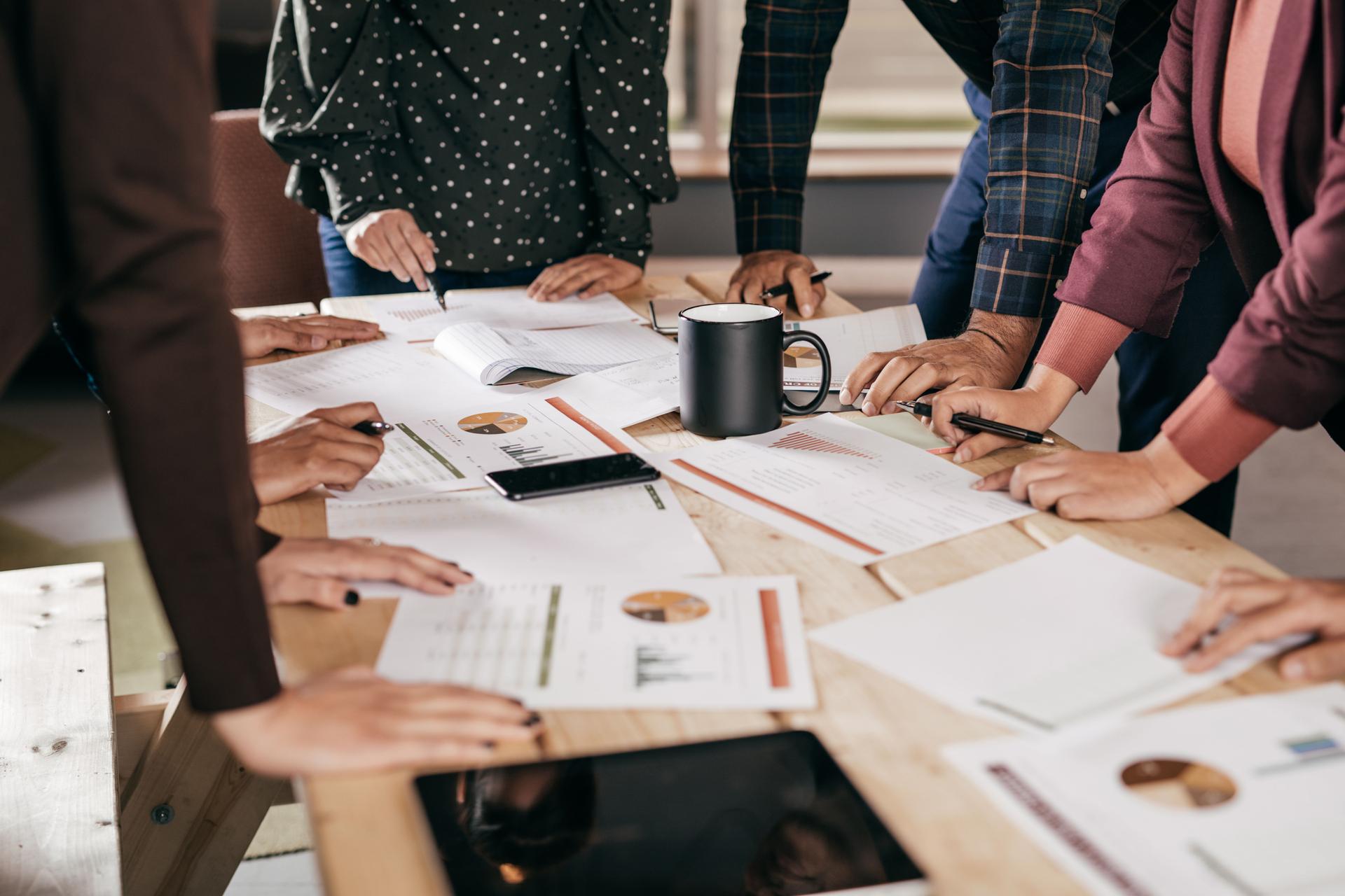 Best business concept photo representing brainstorm in the company